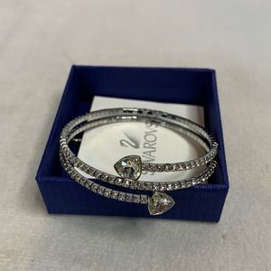 Swarovski Twisty Cuff Triangle Bangle